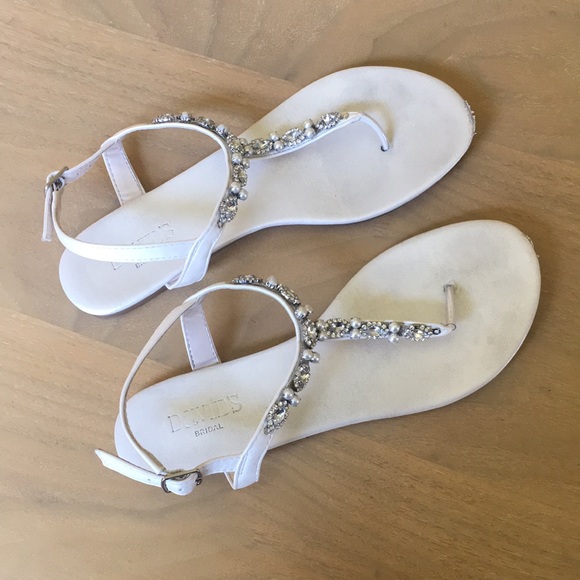 ivory wedding sandals